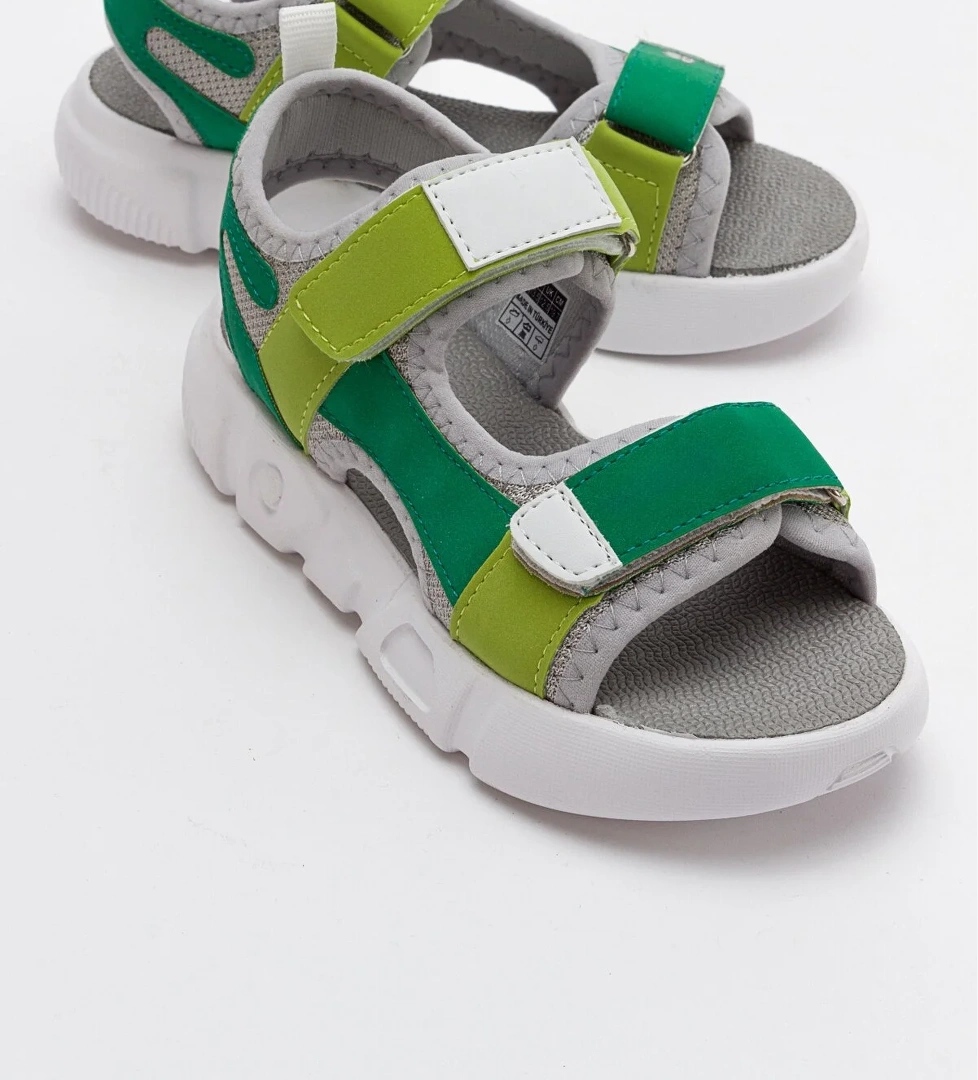 Erkek Çocuk Yeşil Anatomik Spor Sandalet