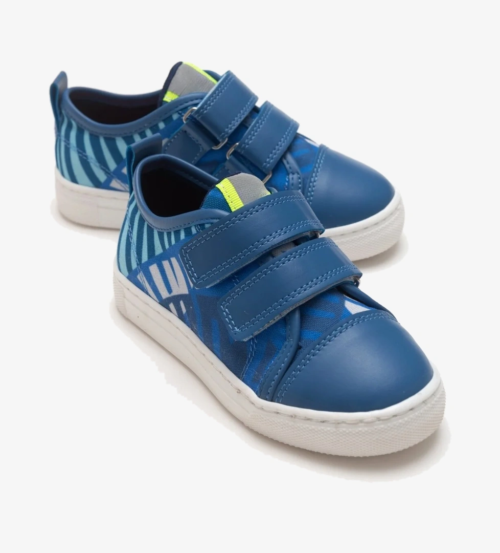 Erkek Çocuk Mavi Sneaker Ayakkabı