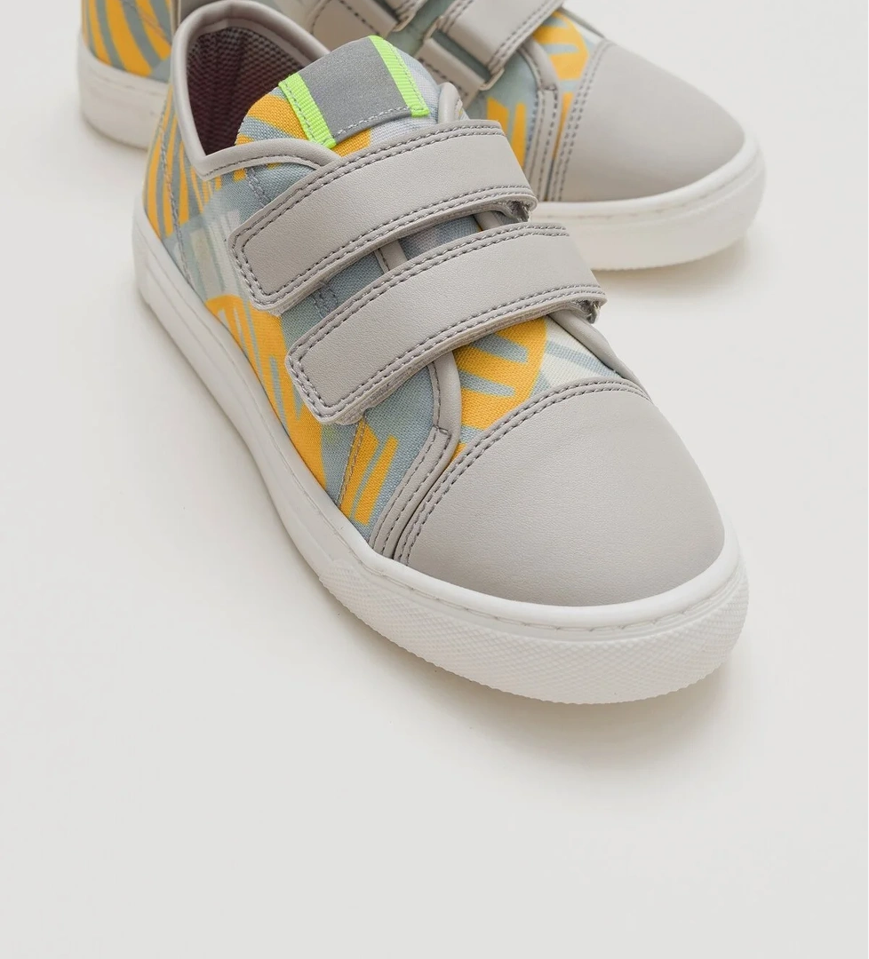 Erkek Çocuk Gri Sneaker Ayakkabı