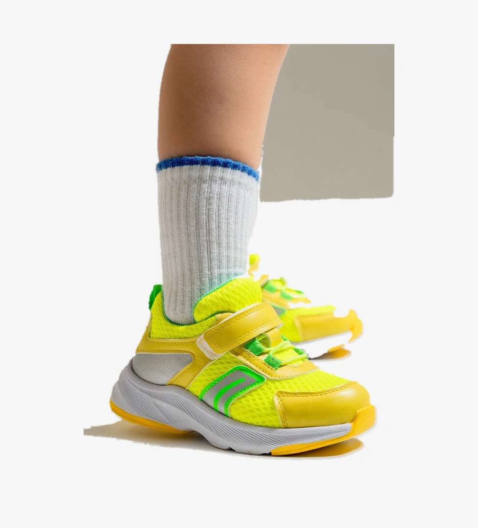 Erkek Çocuk Sarı Günlük Spor Ayakkabı