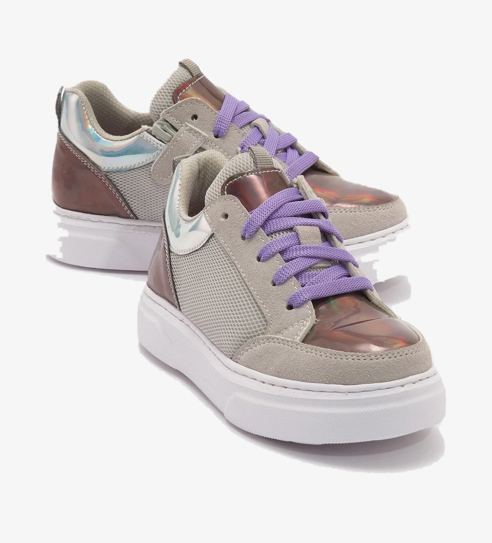 Mnpc Kız Çocuk Gri Günlük Sneaker Ayakkabı model görseli