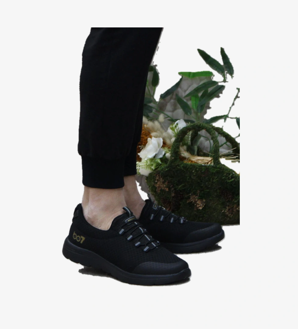 Fort B85 Siyah Rahat Esnek Sneaker Erkek Spor Ayakkabı model görseli