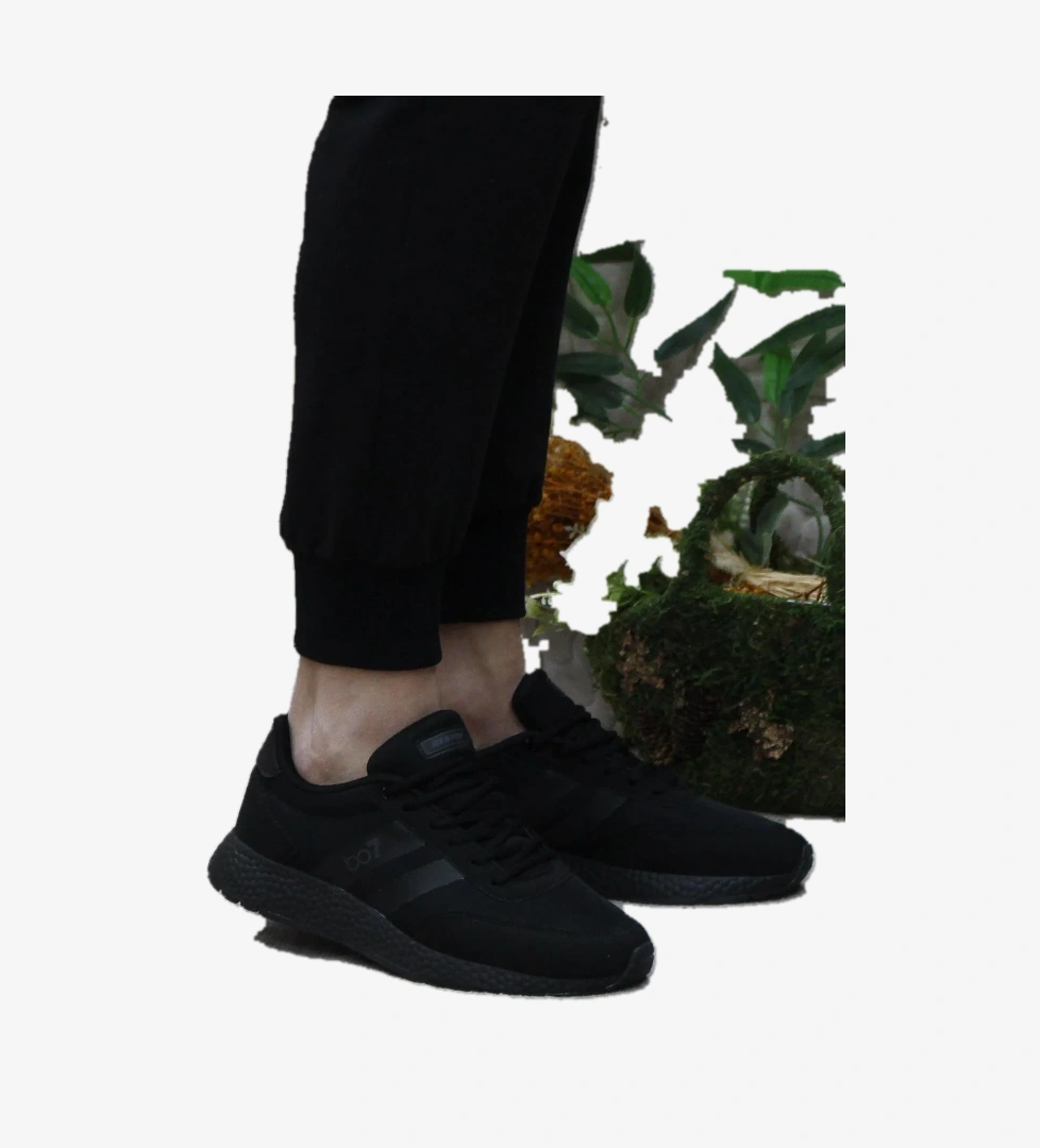 Fort 0244 Siyah Rahat Esnek Sneaker Erkek Spor Ayakkabı model görseli