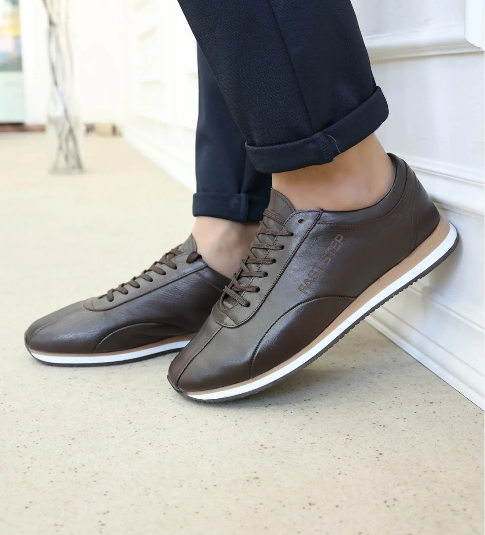 Hakiki Deri Erkek Spor Ayakkabı 154MABNT