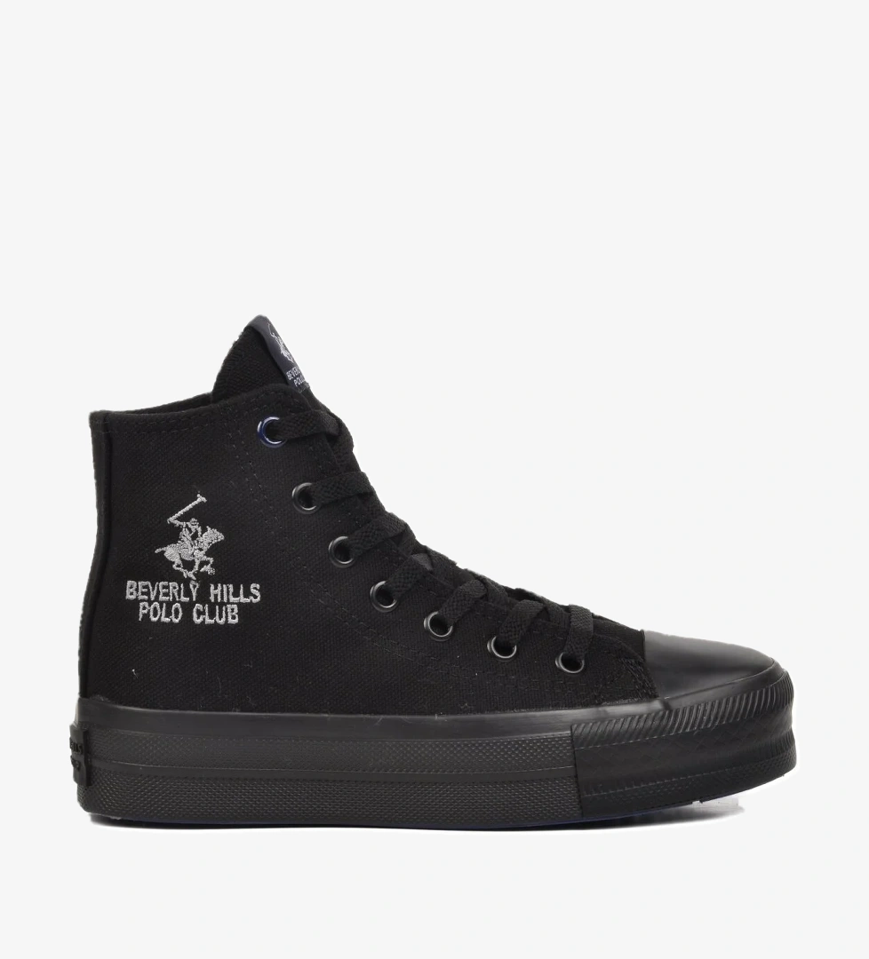Beverly Hills Polo Club PO-30086 Siyah Unisex Hi Sneaker model görseli