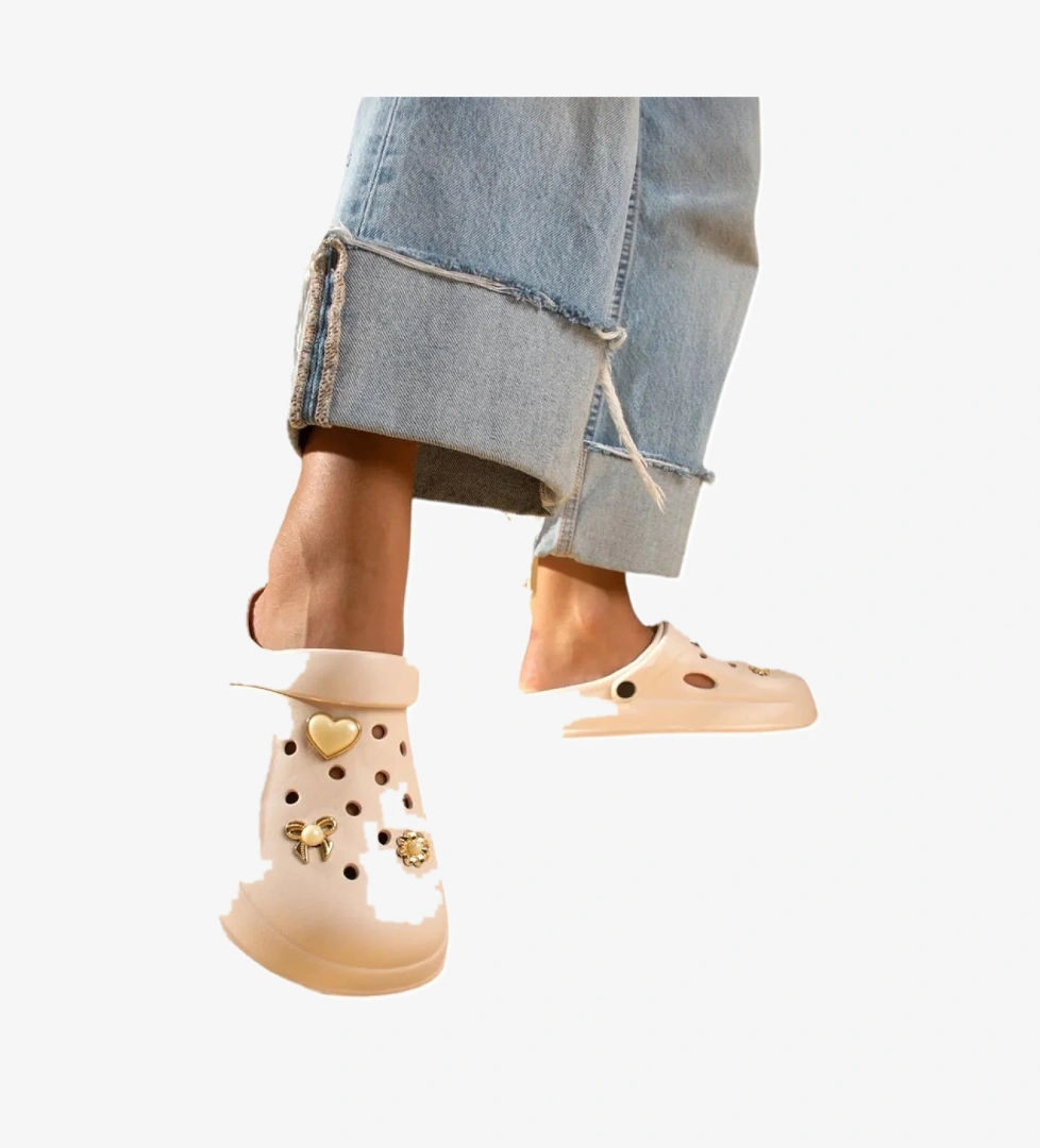 Rahat Taban Kadın Sandalet KREM