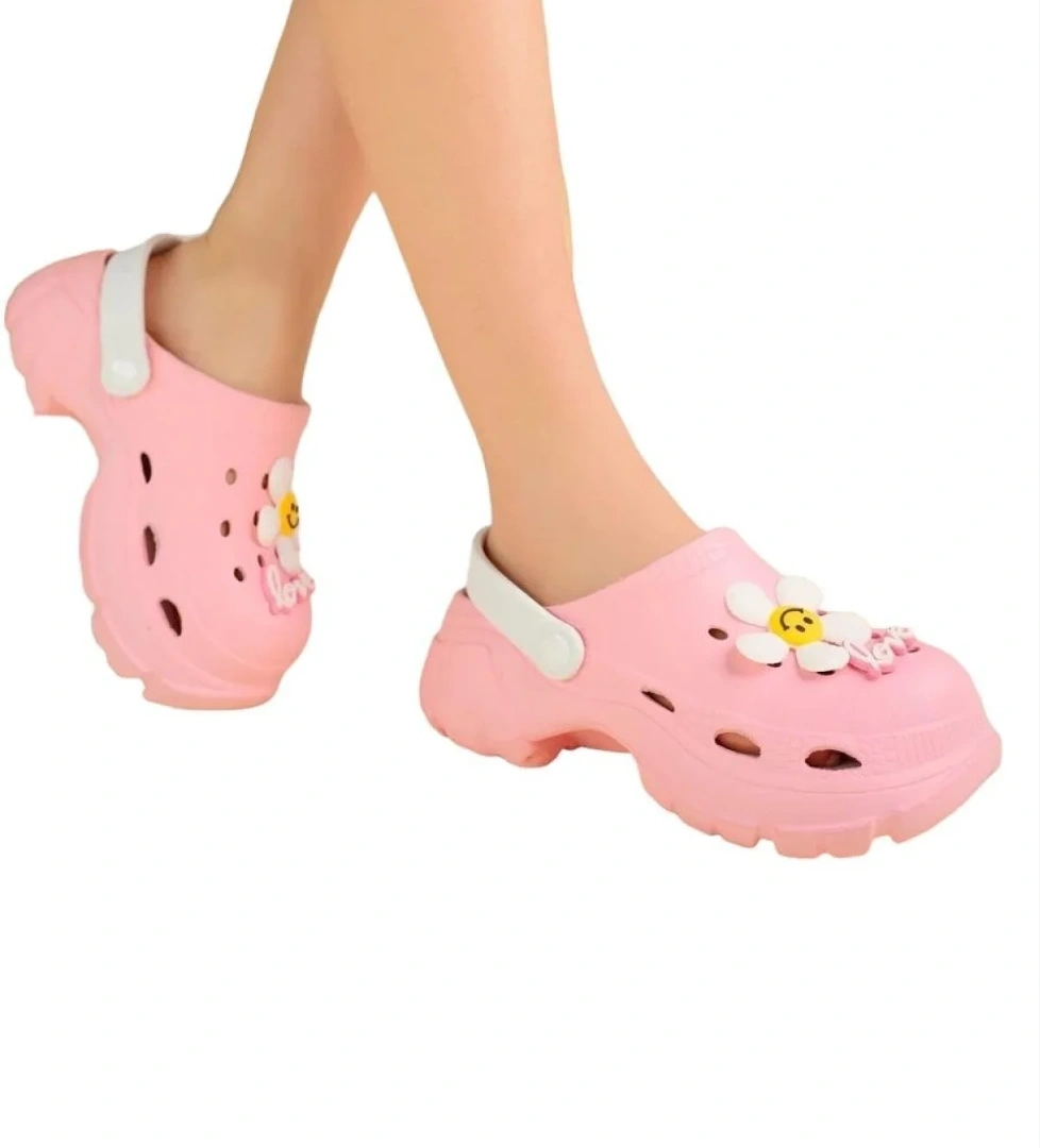 Liger Yüksek Rahat Taban Kadın Sandalet - Beyaz model görseli