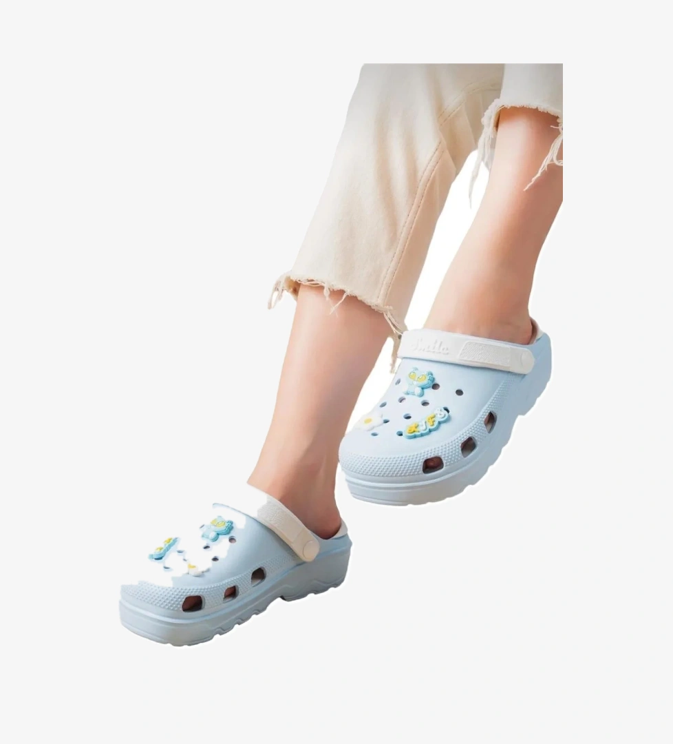 Rahat Taban Eva Kadın Sandalet MAVİ