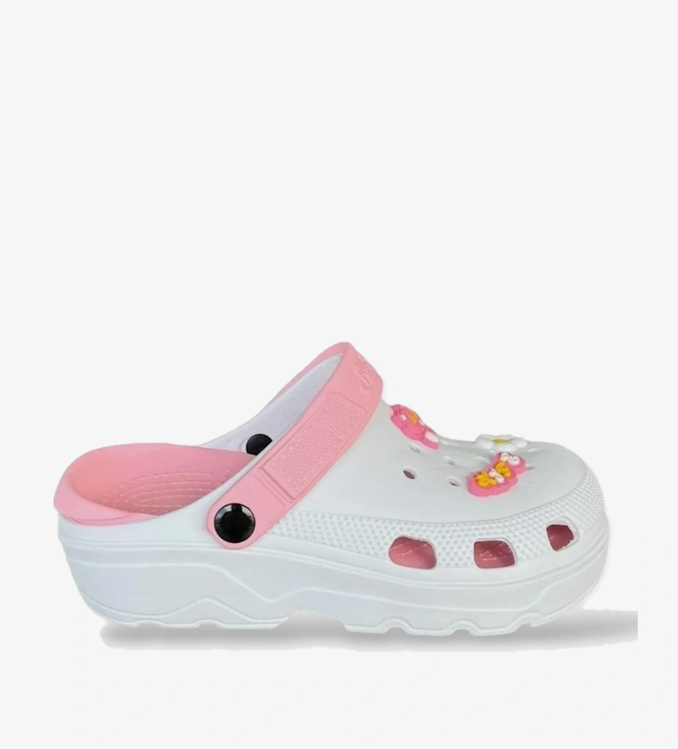 Rahat Taban Eva Kadın Sandalet KREM-PUDRA