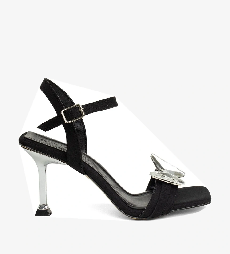 PM161 K207 Kadın Abiye Ayakkabı Siyah