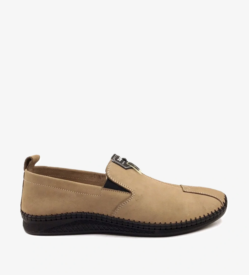 Ayakkabımood Gamze 308 Kum Deri Erkek Günlük Ayakkabı model görseli