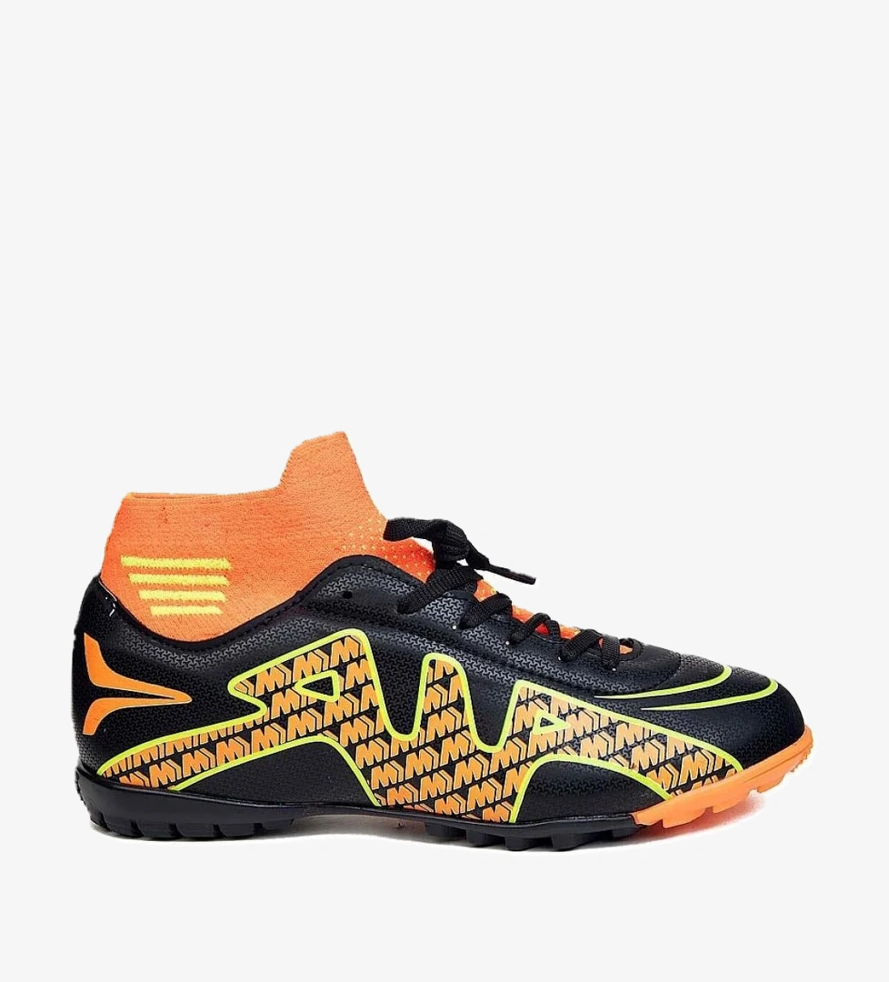 Twi̇ngo Twingo 360 Siyah-Turuncu Çoraplı Erkek Çocuk Futbol Ayakkabısı model görseli