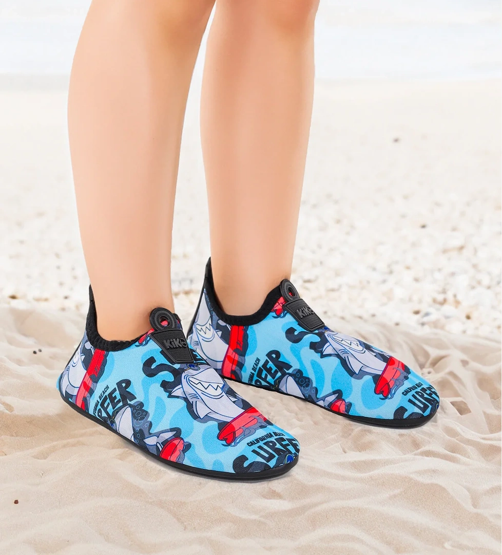 Kiko Kids Surfer Havuz Plaj Erkek Çocuk Deniz Ayakkabısı 7561 Mavi