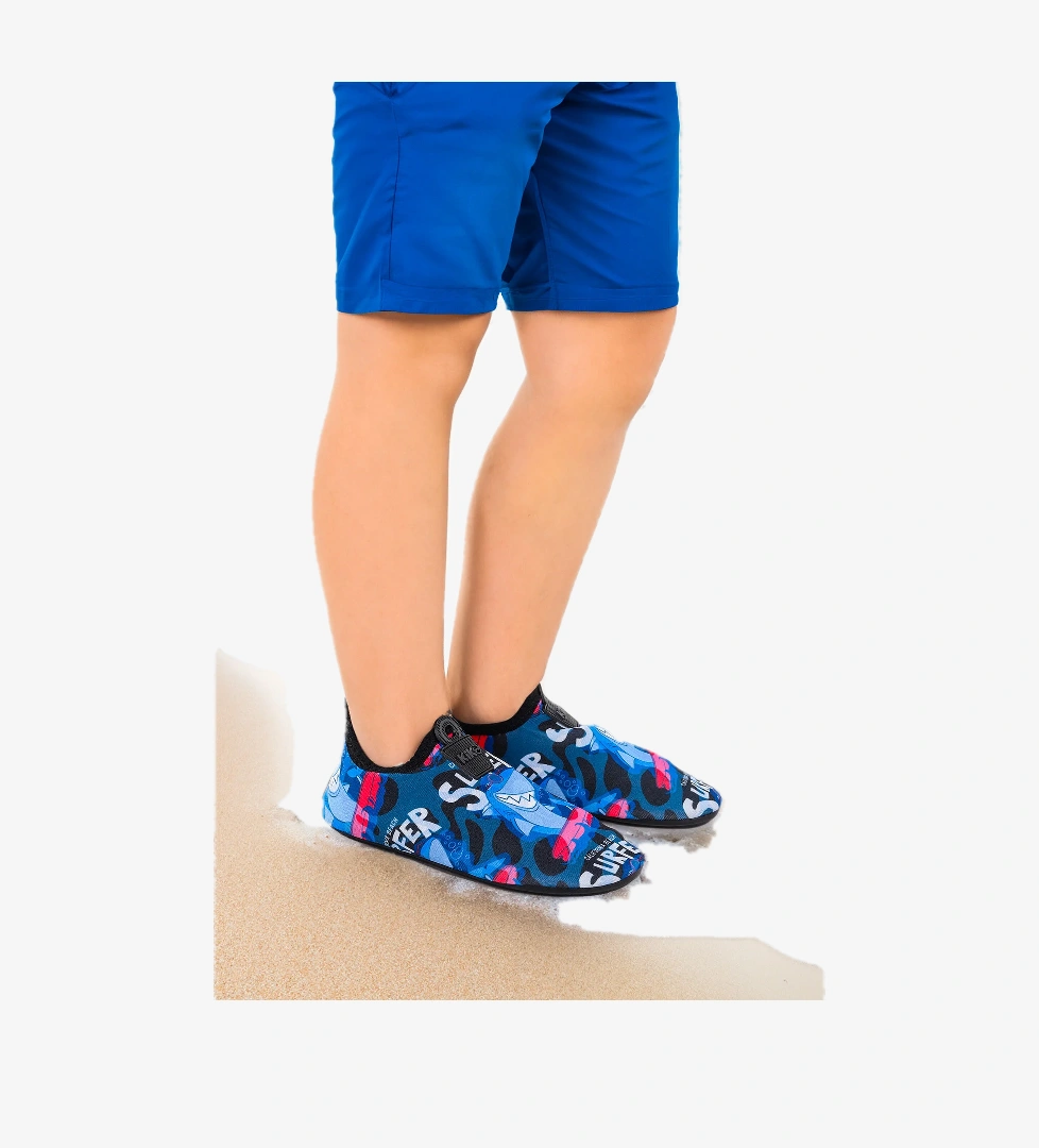 Surfer Havuz Plaj Erkek Çocuk Deniz Ayakkabısı 7561 Siyah