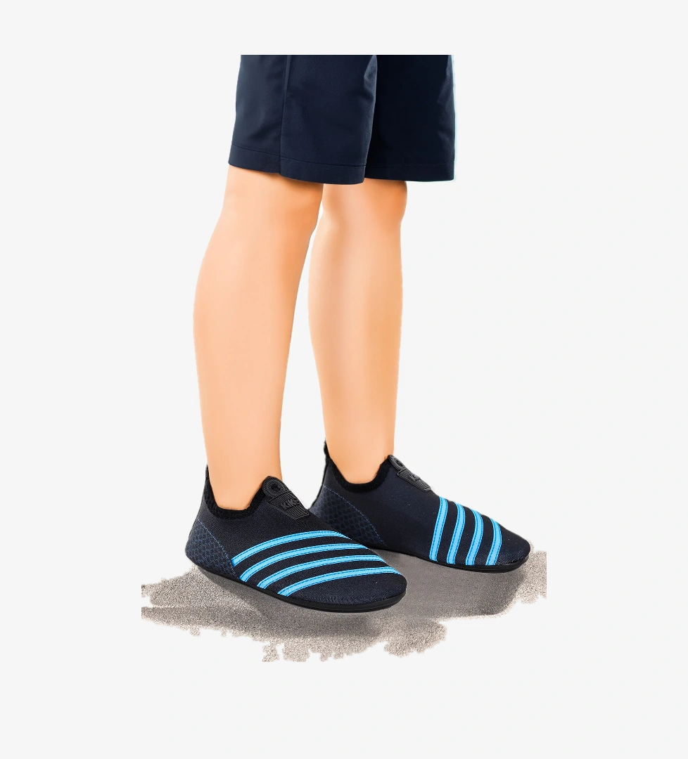 Enigma Havuz Plaj Erkek Çocuk Deniz Ayakkabısı Siyah - Mavi