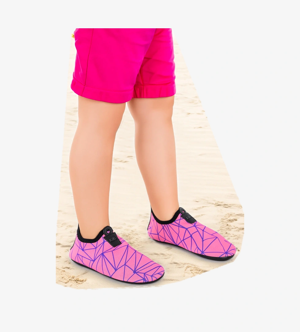 Prizma Havuz Plaj Kız Çocuk Deniz Ayakkabısı Pembe - Lila