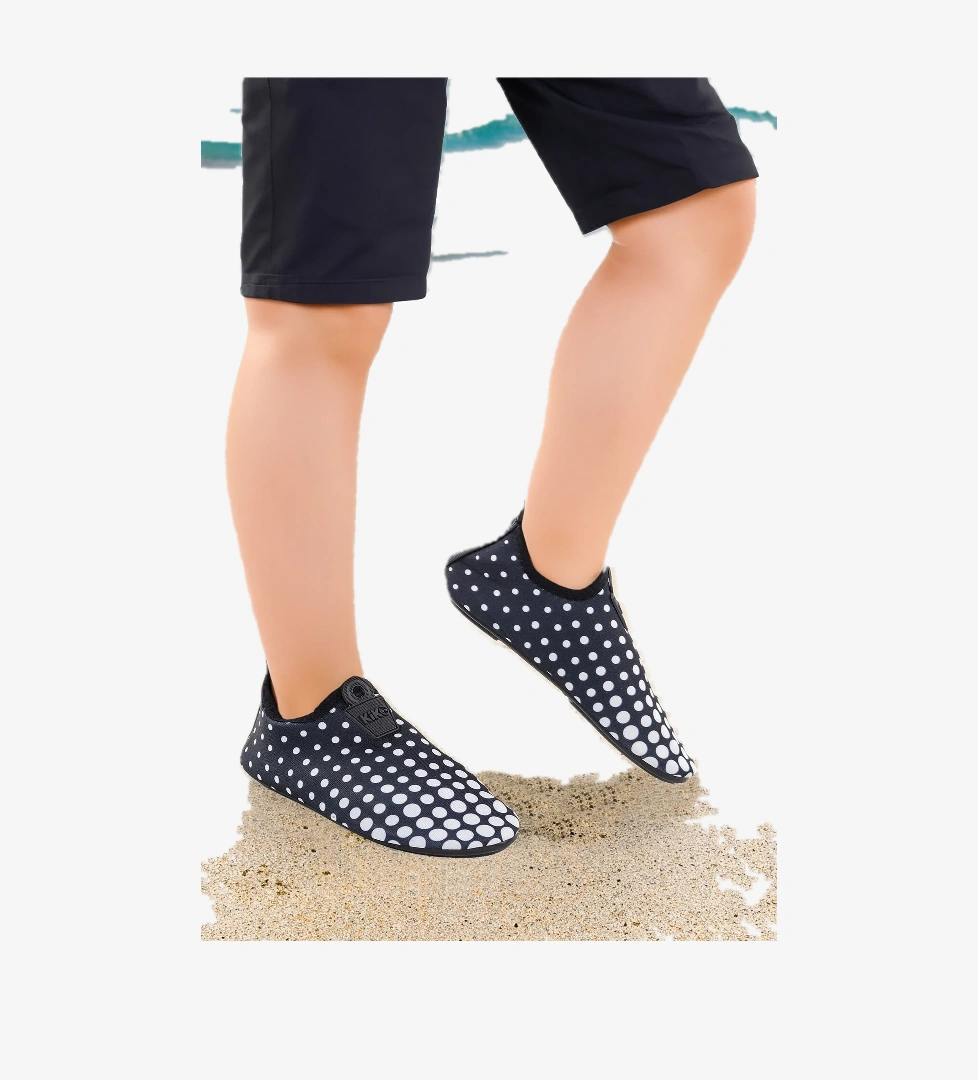 Point Havuz Plaj Erkek Çocuk Deniz Ayakkabısı Siyah - Beyaz