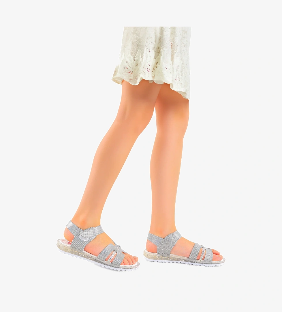 Kız Çocuk Sandalet Arz 2345 Gümüş