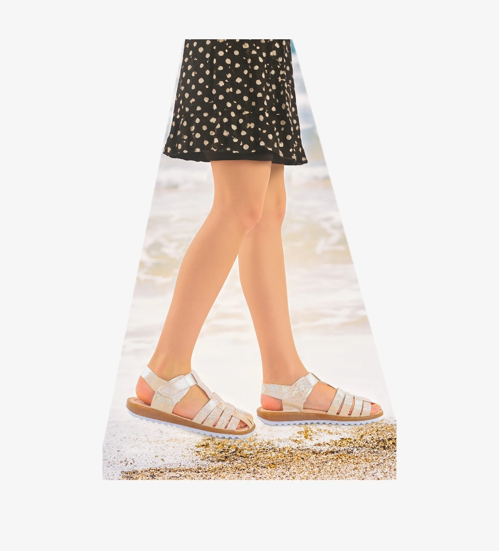 Kız Çocuk Sandalet Arz 2348 Sedef