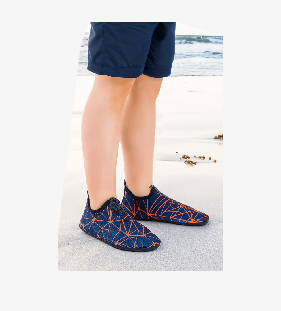 Prizma Havuz Plaj Erkek Çocuk Deniz Ayakkabısı 7515 Lacivert - Turuncu - Görsel 1