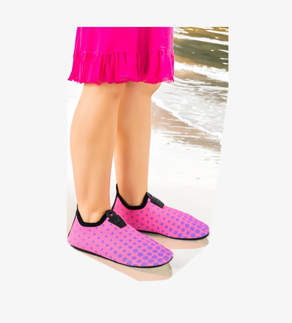 Point Havuz Plaj Kız Çocuk Deniz Ayakkabısı 7514 Pembe - Lila - Görsel 1