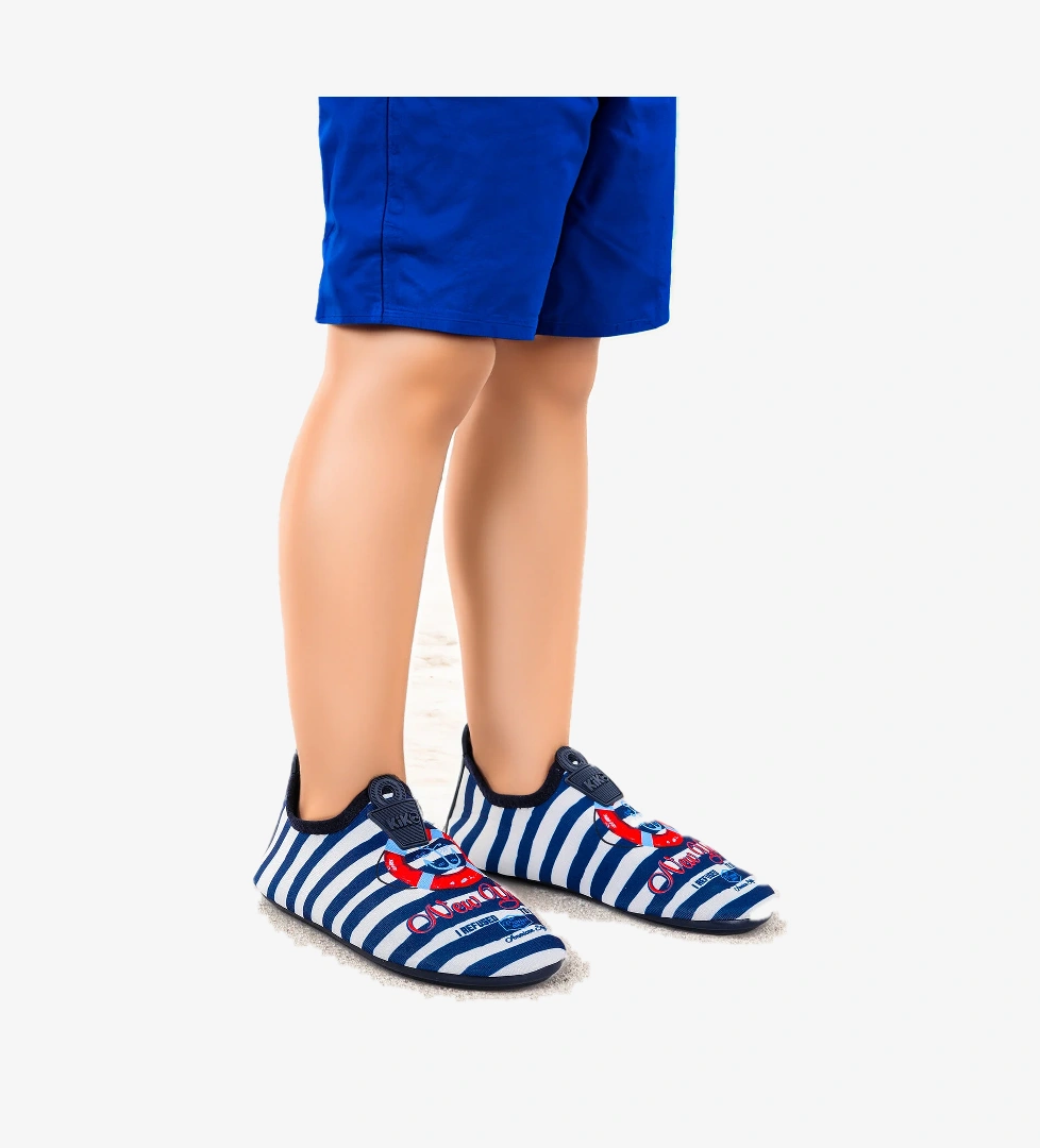 Newyork Havuz Plaj Erkek Çocuk Deniz Ayakkabısı 7562 Lacivert - Görsel 1