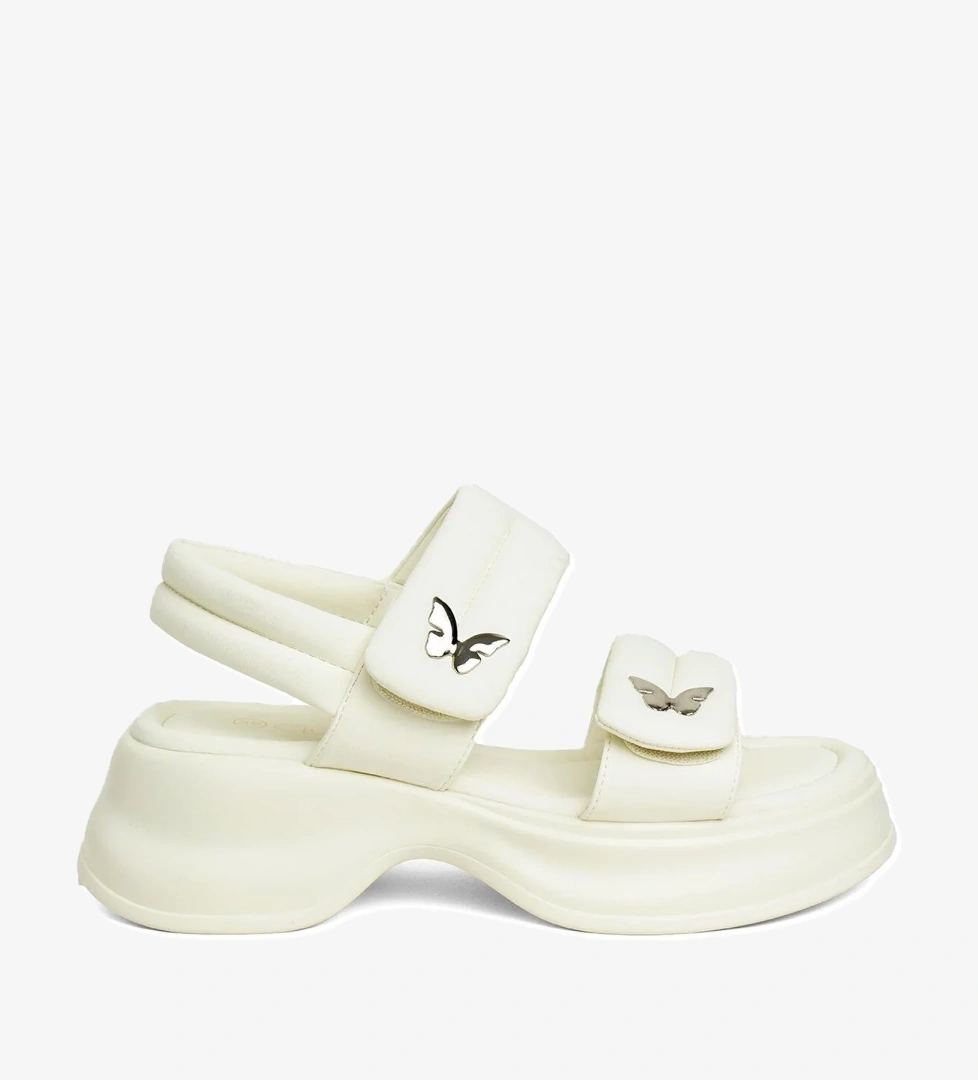 Guja 24Y420-2 Kadın Düz Sandalet Beyaz model görseli