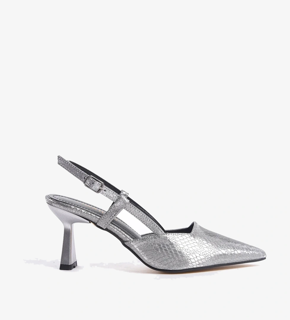 Garantili D438 Günlük Kadın Klasik Topuklu Ayakkabı - Görsel 1