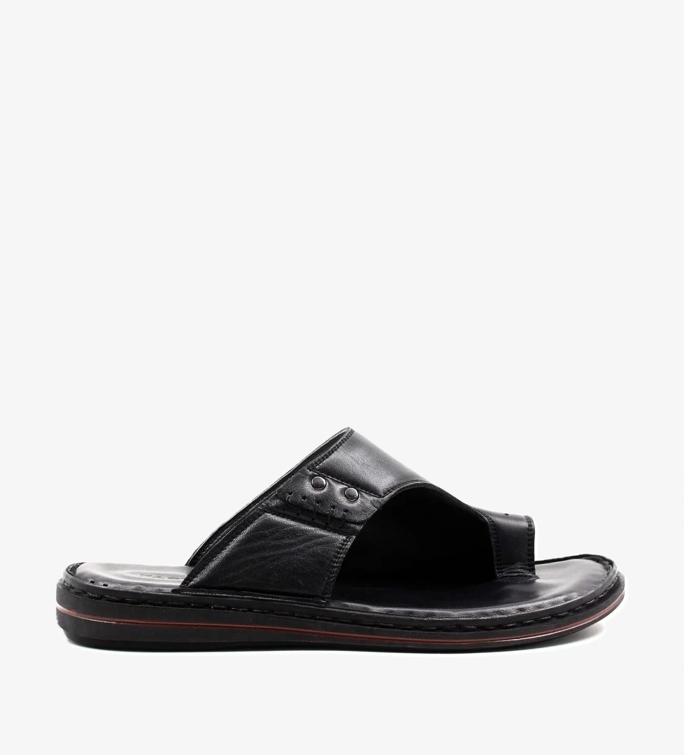 Hakiki Deri Erkek Düz Terlik 128MA119