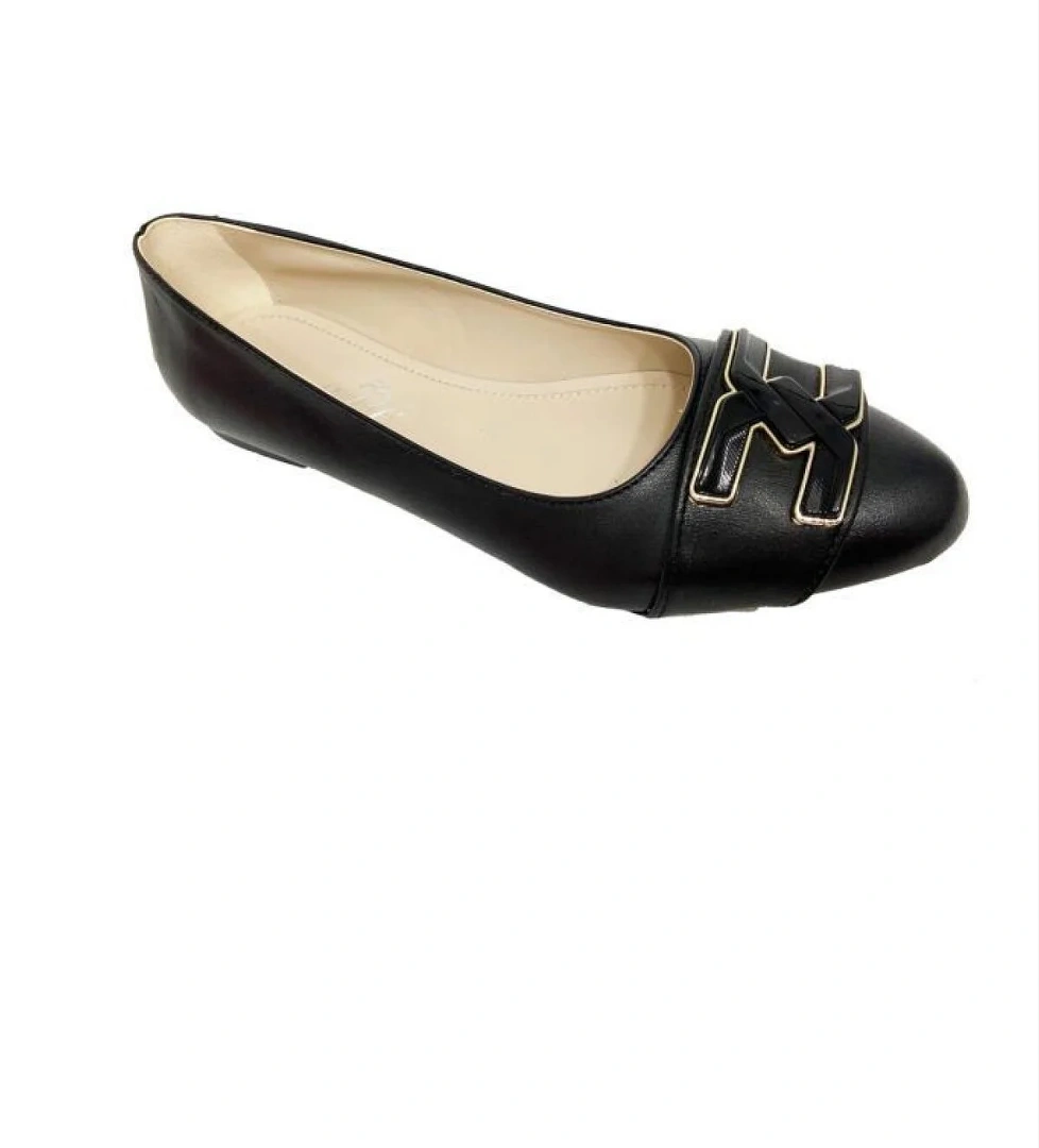 Sdf 211-24 Deri Trend Fashion Kadın Babet