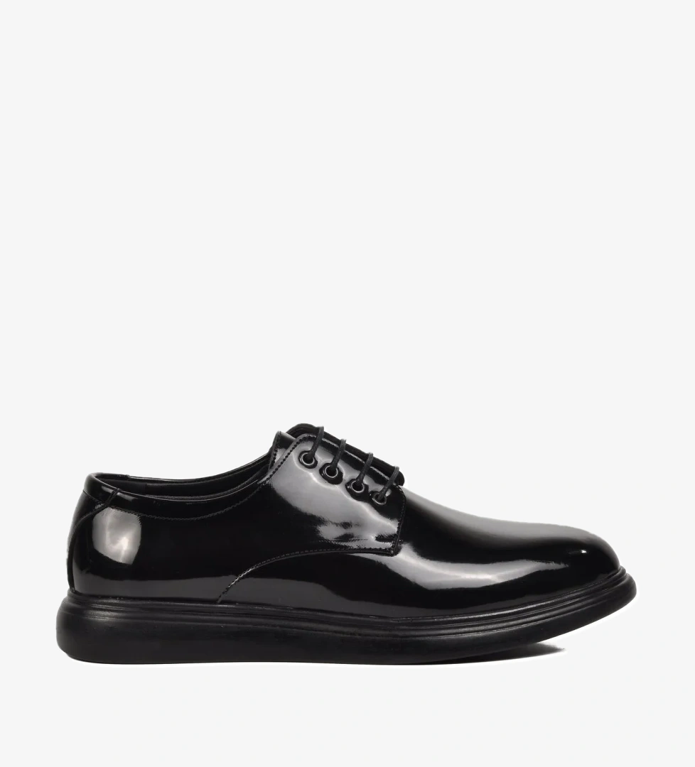 P200 Siyah Rugan Erkek Günlük Ayakkabı - Görsel 1