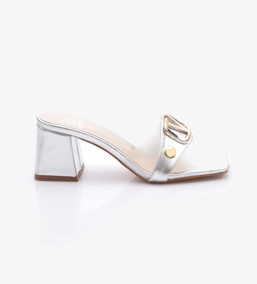 Dgn Dgn Çok Renkli 839 Kadin V Tokali Topuklu Terlik Sandalet & Terlik | Flo Çok Renkli - 1. görsel