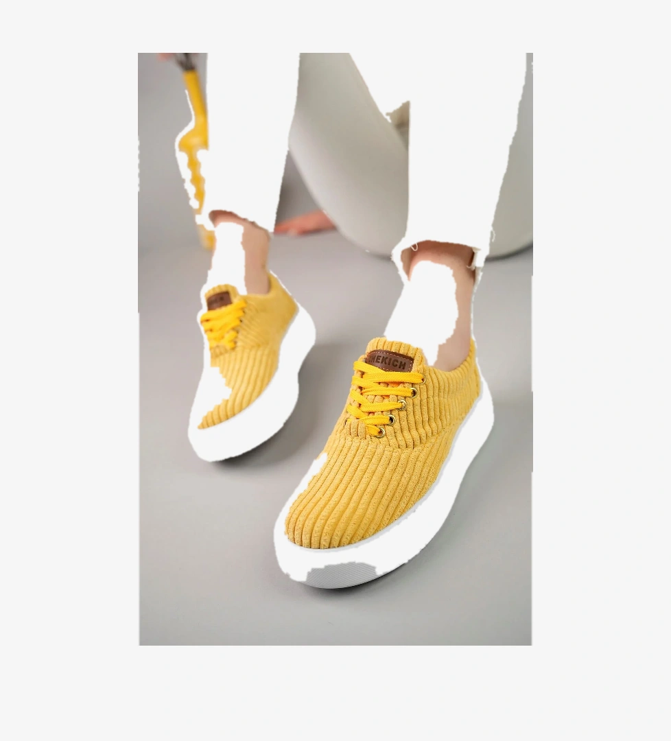 Chekich CH173 KBT Velluto Kadın Ayakkabı SARI model görseli