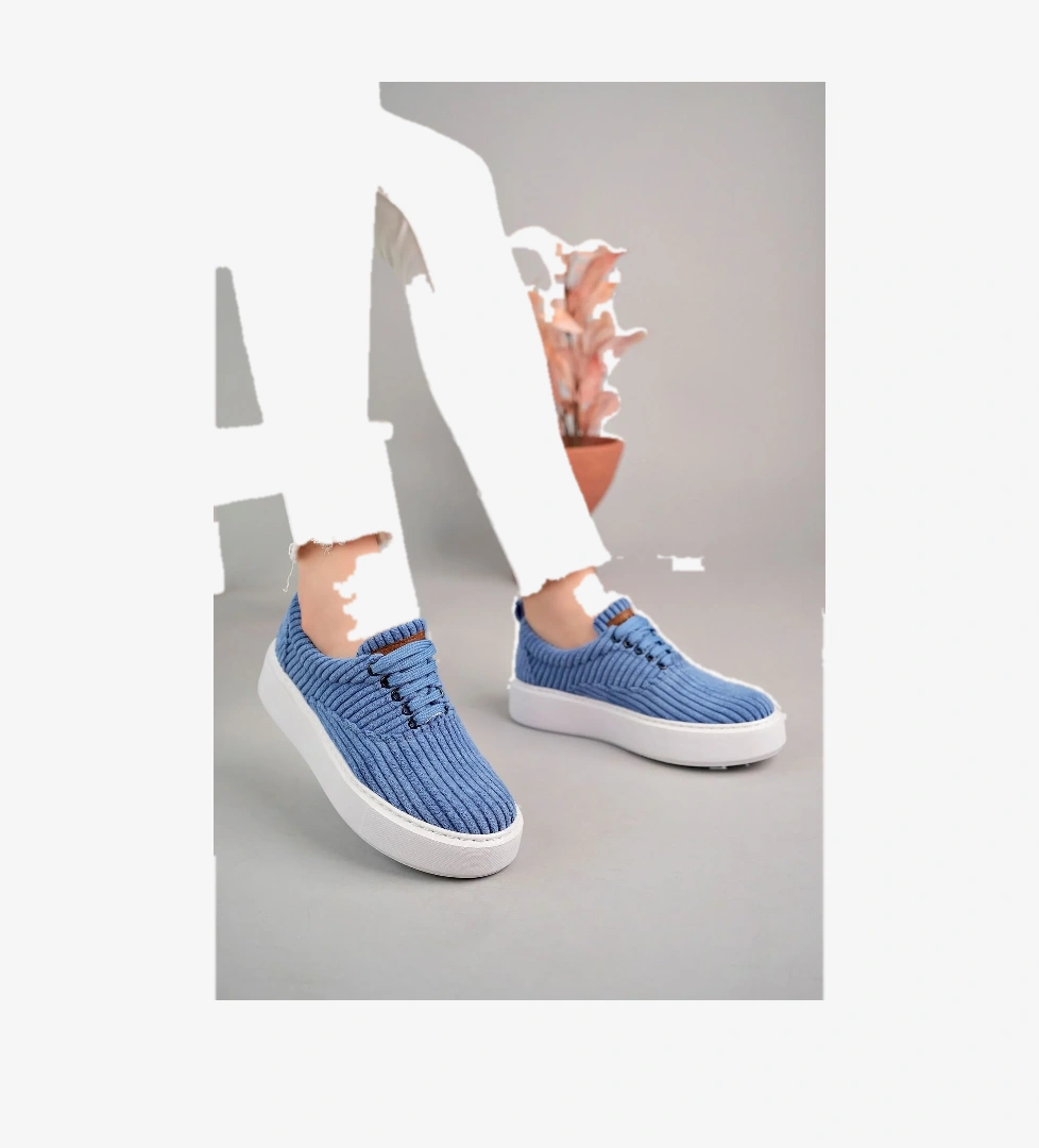 Chekich CH173 KBT Velluto Kadın Ayakkabı MAVI model görseli