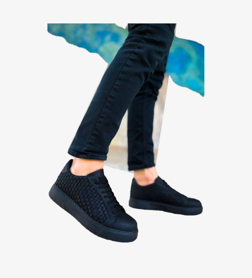 CH203 OST Maglieria Erkek Ayakkabı SIYAH - Görsel 1