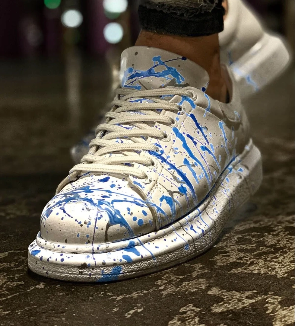 Chekich CH254 CBT Pittura Erkek Ayakkabı 416 MAVI PÜSKÜRTME model görseli