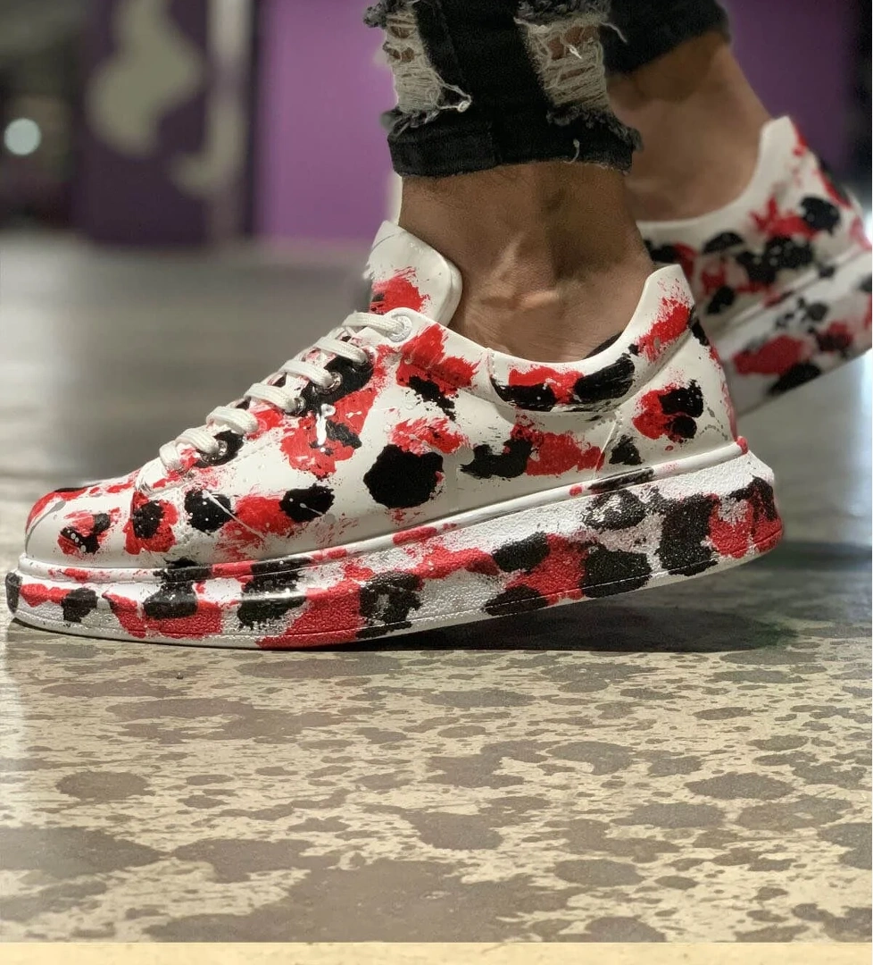 Chekich CH254 CBT Pittura Erkek Ayakkabı 409 KIRMIZI / SIYAH model görseli