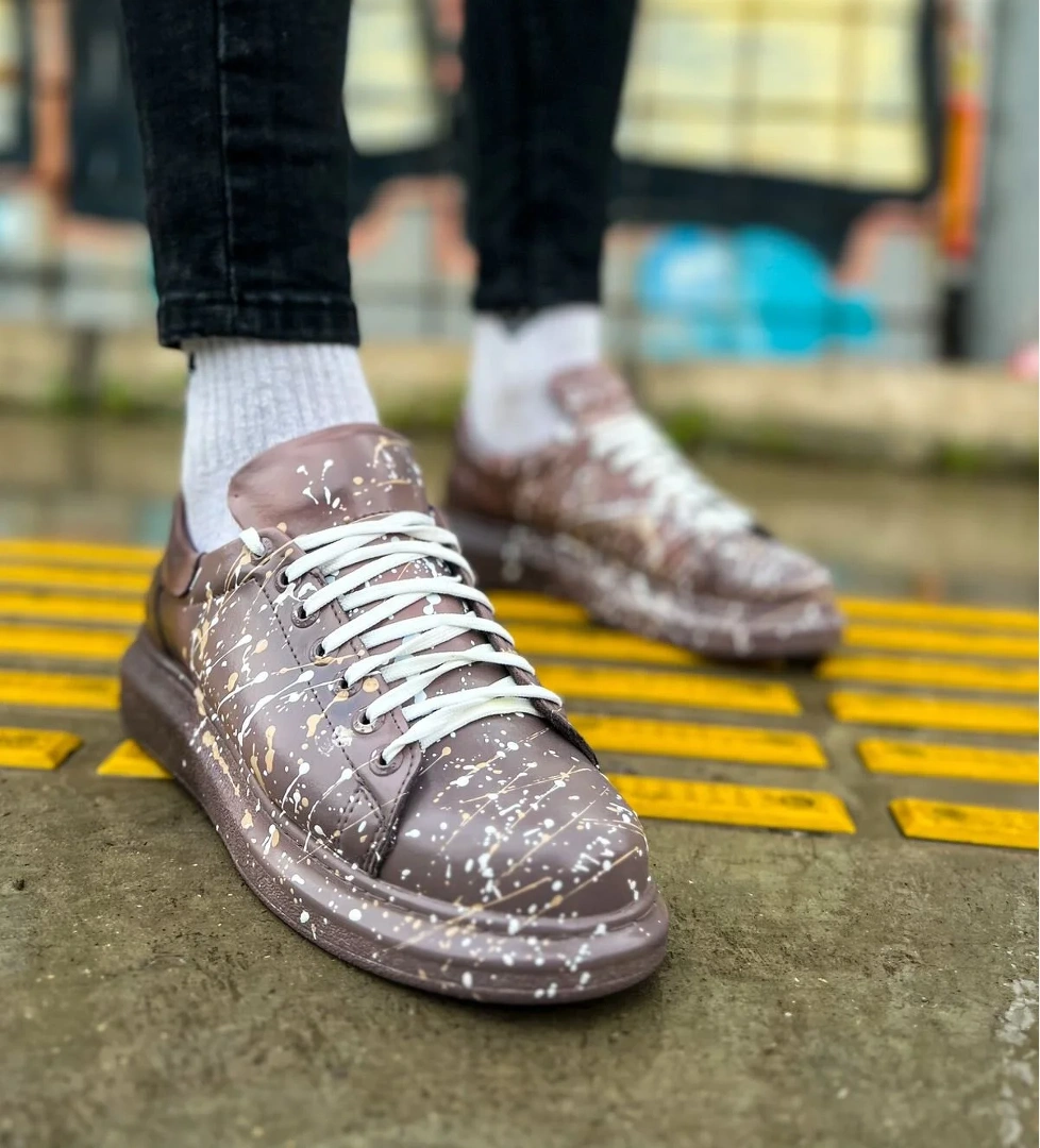 Chekich CH254 CBT Pittura Erkek Ayakkabı 548 KAHVE / BEYAZ SPLUSH model görseli