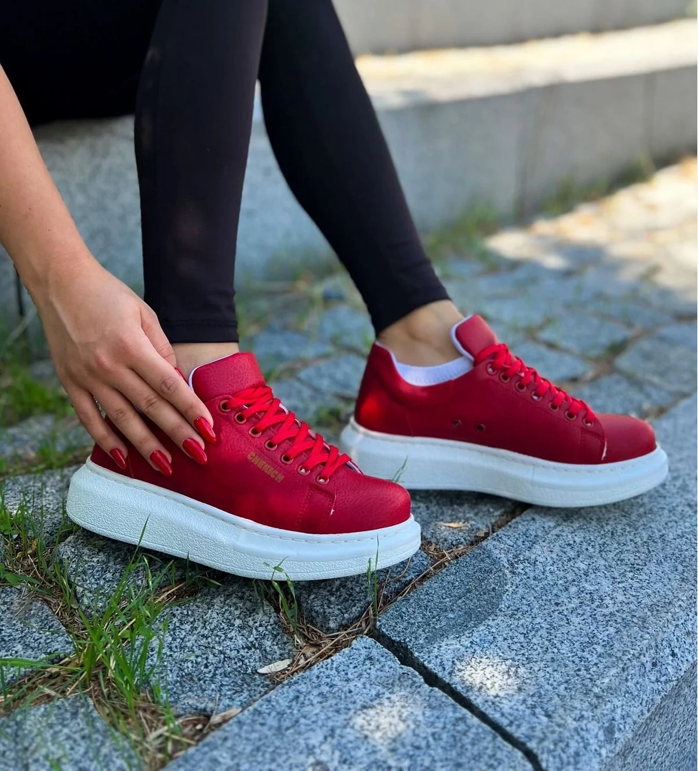 Chekich CH257 CBT Estrella Kadın Ayakkabı KIRMIZI model görseli