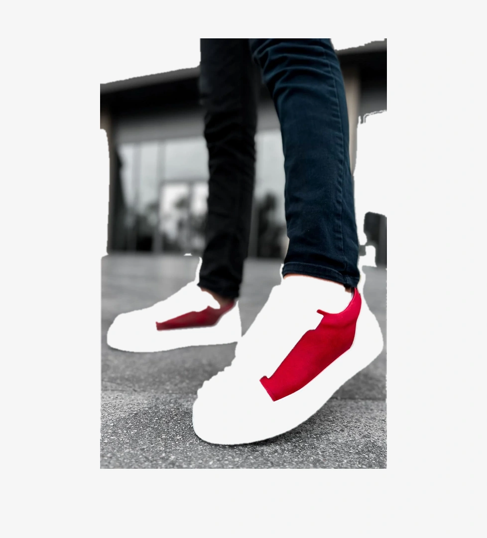 CH169 CBT Thorn Erkek Ayakkabı BEYAZ / KIRMIZI - Görsel 1