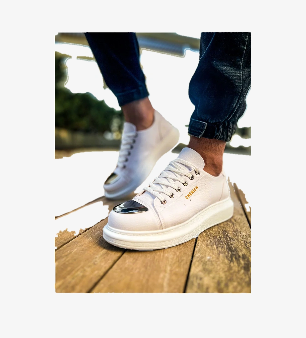 Chekich CH175 CBT Mirror Erkek Ayakkabı BEYAZ model görseli