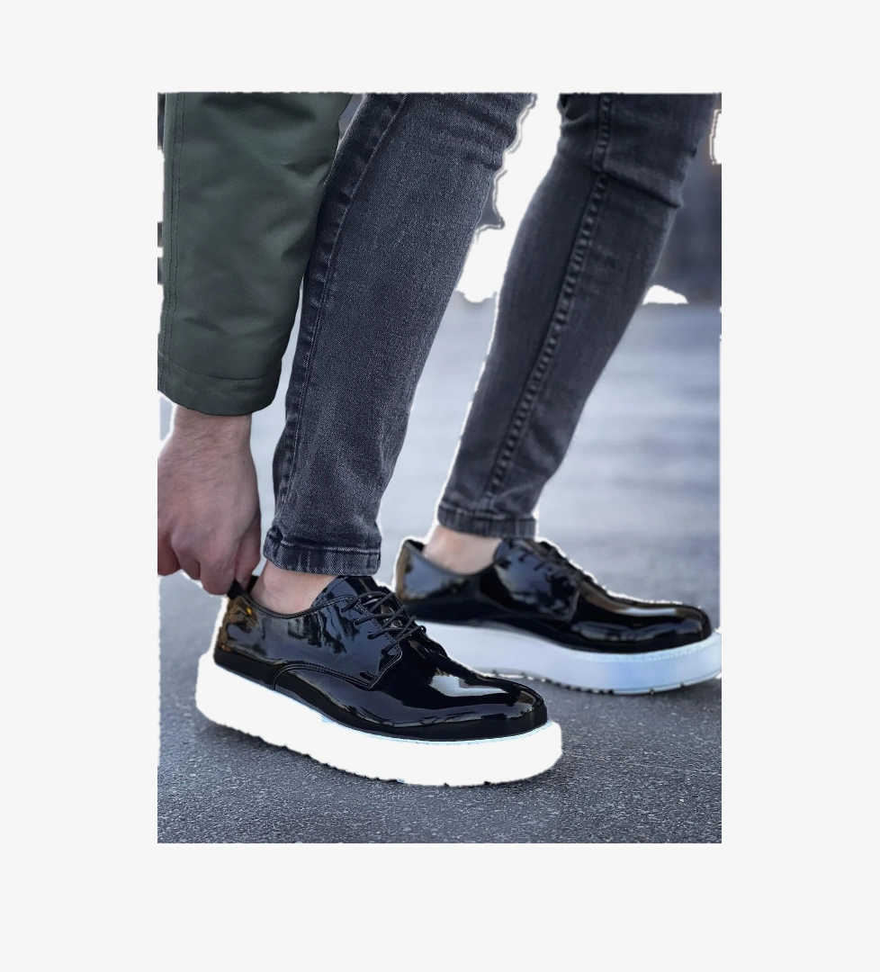 Chekich CH001 RBT Classic Lace Erkek Ayakkabı SIYAH model görseli