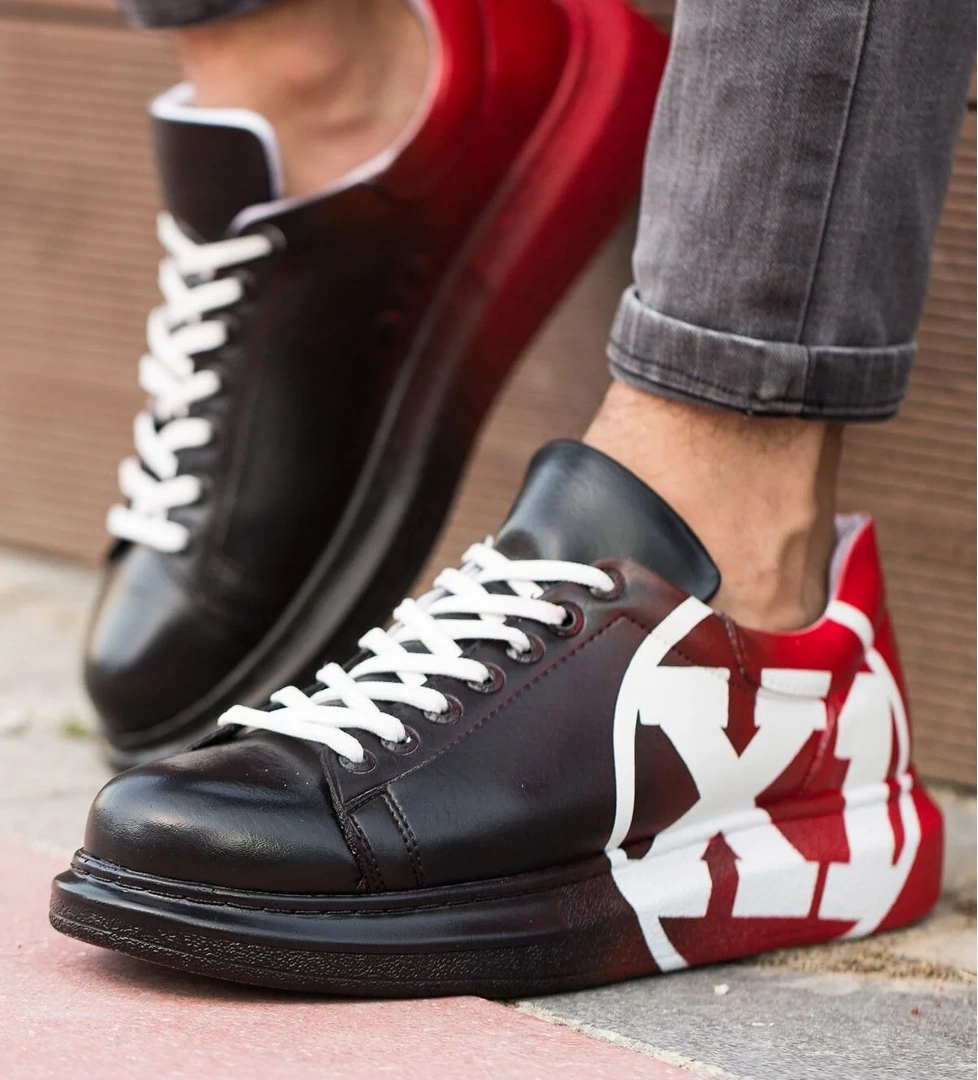 Chekich CH254 CBT Pittura Erkek Ayakkabı 445 SIYAH / KIRMIZI X1 model görseli