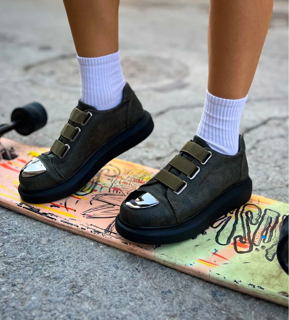 Chekich CH251 CST Mirror Kadın Ayakkabı HAKI model görseli