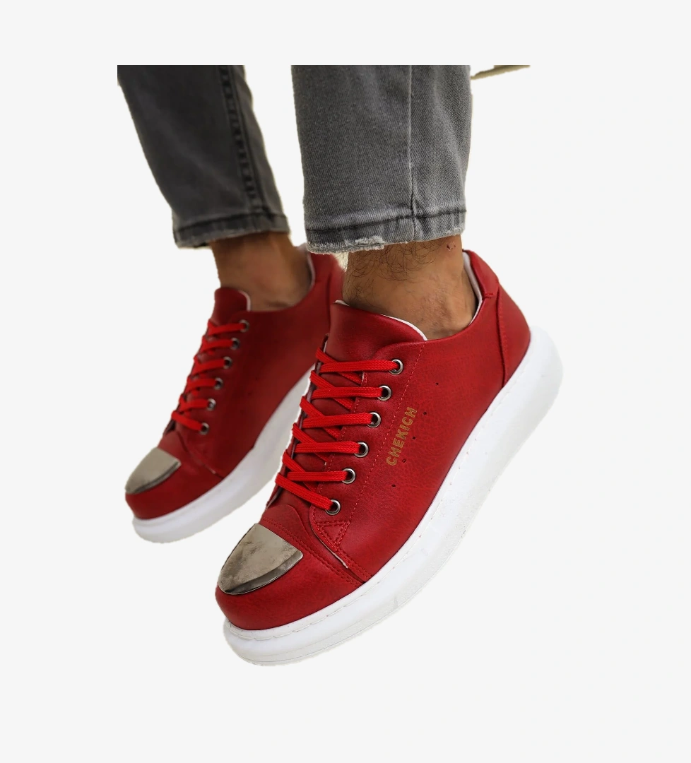 Chekich CH175 CBT Mirror Erkek Ayakkabı KIRMIZI model görseli