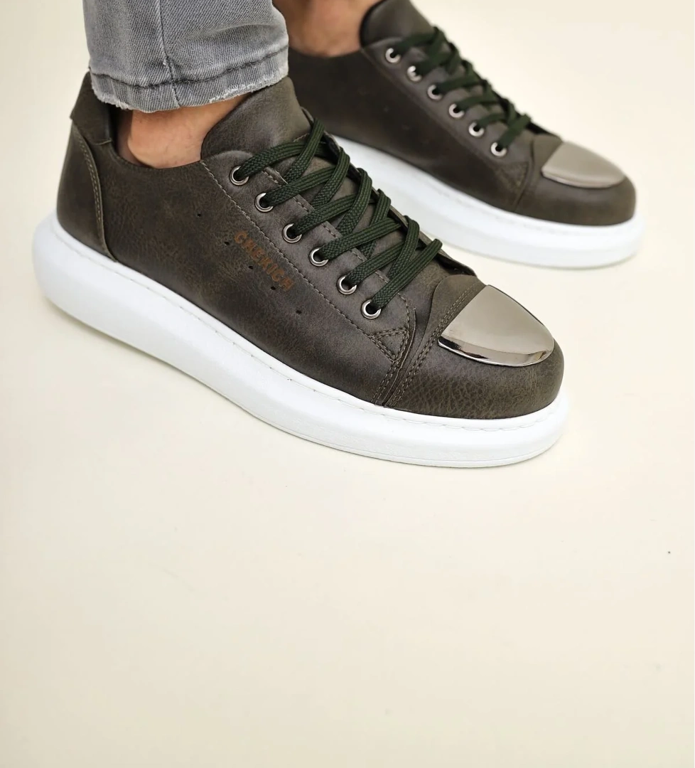 Chekich CH175 CBT Mirror Erkek Ayakkabı HAKI model görseli