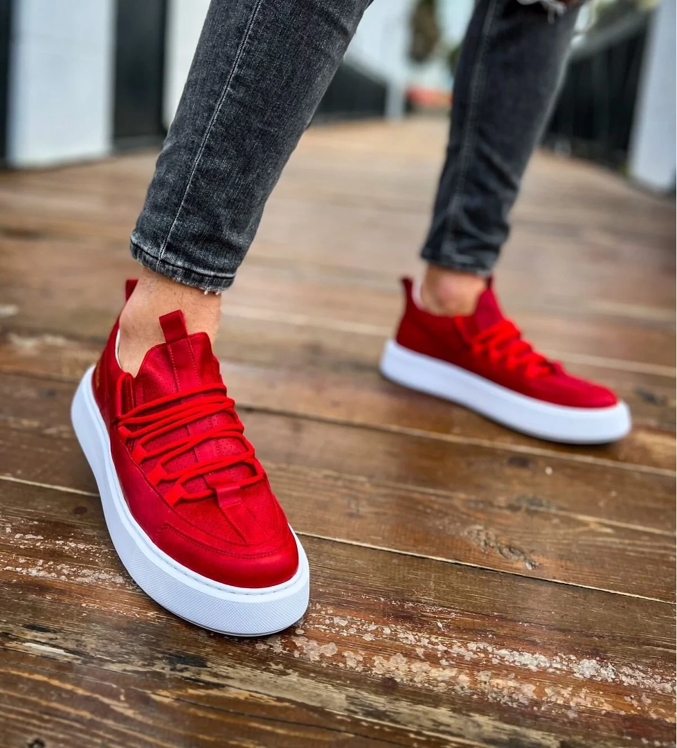 CH159 CBT Saturn Erkek Ayakkabı KIRMIZI - Görsel 1