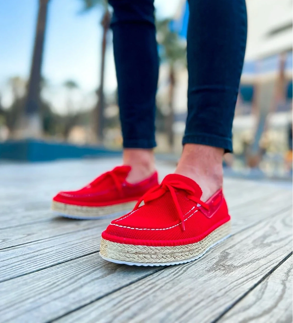 Chekich CH311 Espadril Erkek Ayakkabı KIRMIZI model görseli