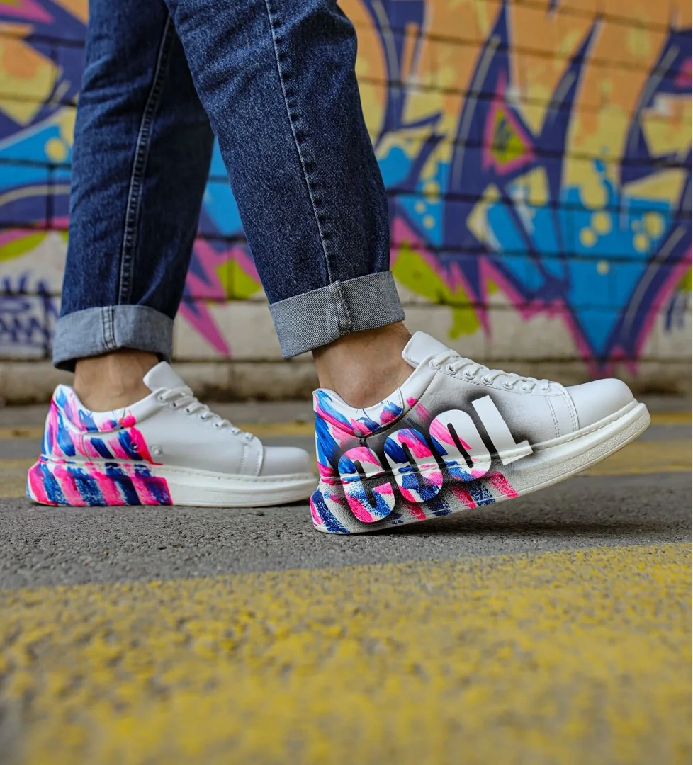 Chekich CH254 CBT Pittura Erkek Ayakkabı 486 PEMBE / MAVI COOL model görseli