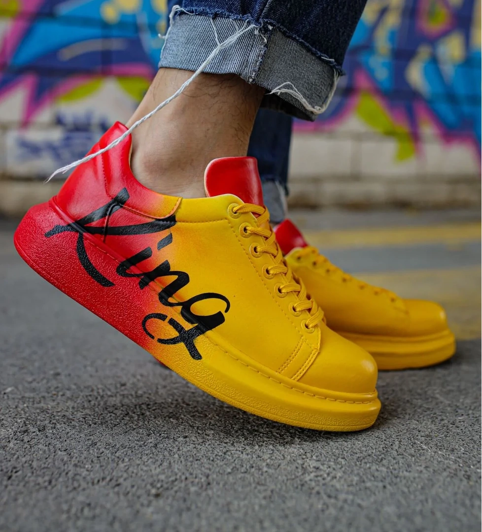 CH254 CBT Pittura Erkek Ayakkabı 431 SARI / TURUNCU KING - Görsel 1